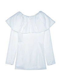 Baxter Ruffle Cotton Shirt