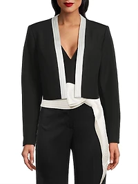 Eve Crop Tuxedo Jacket