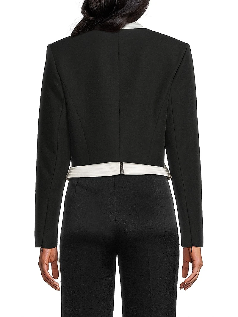 Eve Crop Tuxedo Jacket