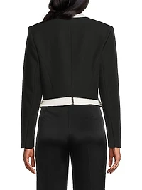 Eve Crop Tuxedo Jacket