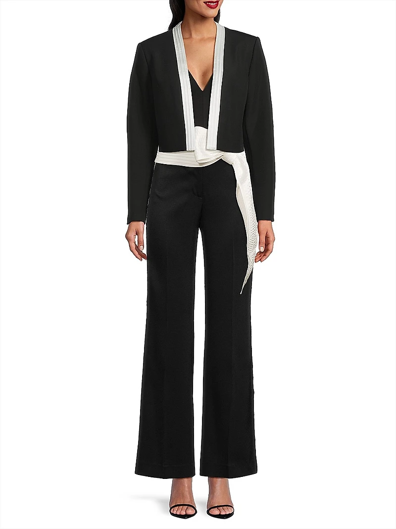 Eve Crop Tuxedo Jacket