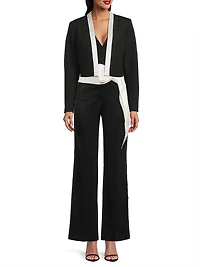 Eve Crop Tuxedo Jacket
