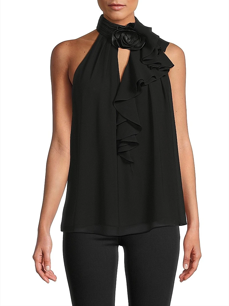 Shilo Floral Sleeveless Blouse
