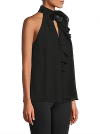 Shilo Floral Sleeveless Blouse