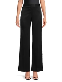 Fallon Lace Mid-Rise Flared Pants
