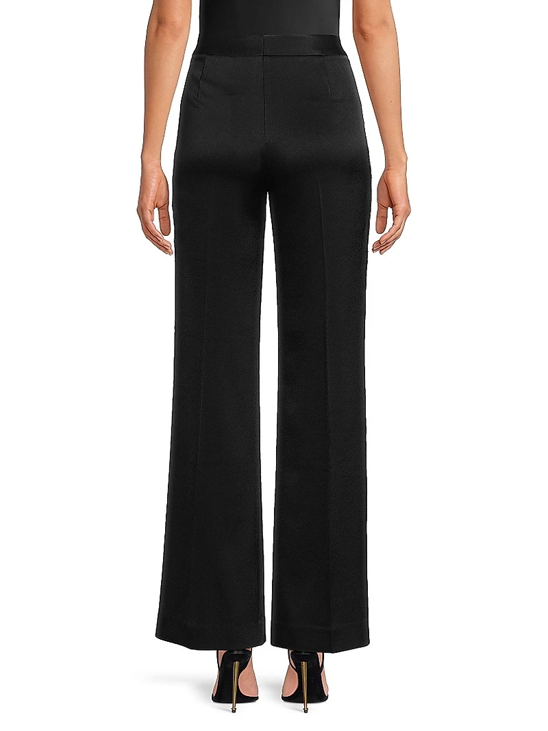 Fallon Lace Mid-Rise Flared Pants