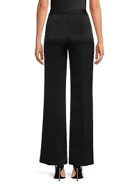 Fallon Lace Mid-Rise Flared Pants