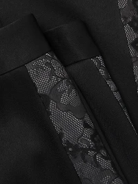 Fallon Lace Mid-Rise Flared Pants