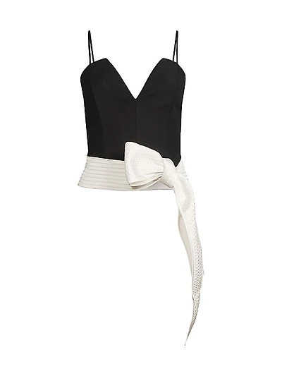 Chance Bow Bustier Top