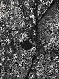 Ari Flocked Chantilly Lace Blazer