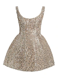 Claudia Sequined Minidress