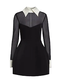 Wednesday Long-Sleeve Minidress