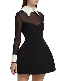 Wednesday Long-Sleeve Minidress