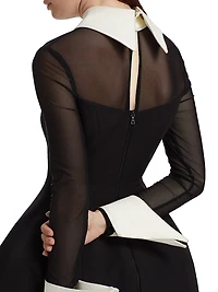 Wednesday Long-Sleeve Minidress