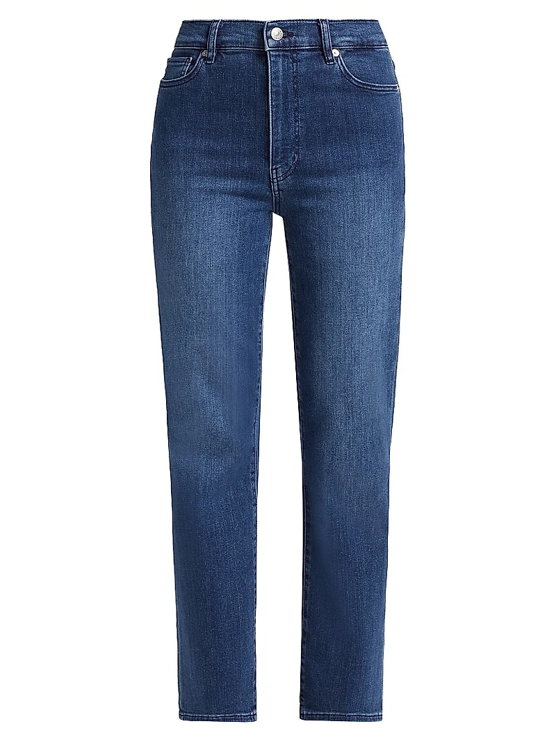 Le Sleek Straight High-Rise Jeans