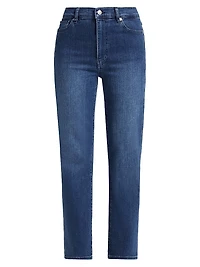 Le Sleek Straight High-Rise Jeans