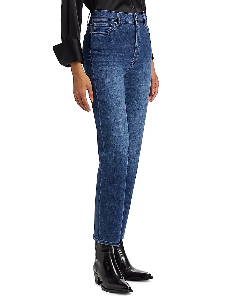 Le Sleek Straight High-Rise Jeans