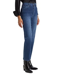 Le Sleek Straight High-Rise Jeans