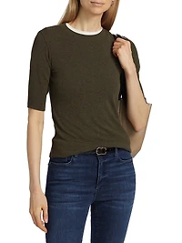 Ribbed Crewneck Top