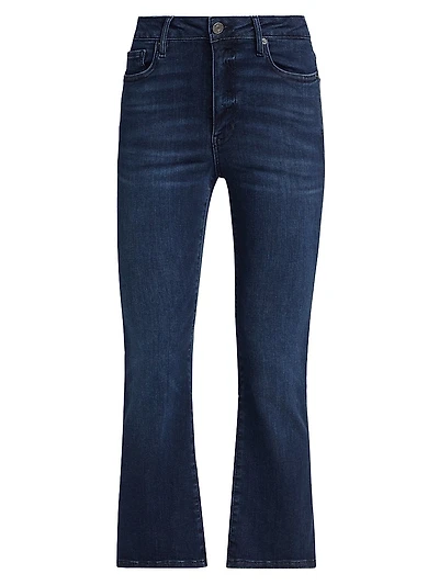 Le Crop Mini Boot-Cut Jeans