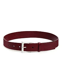 Burke Faux-Leather Buckle Belt