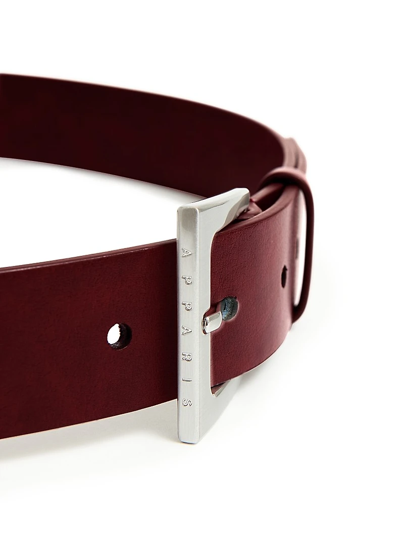 Burke Faux-Leather Buckle Belt