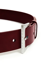 Burke Faux-Leather Buckle Belt