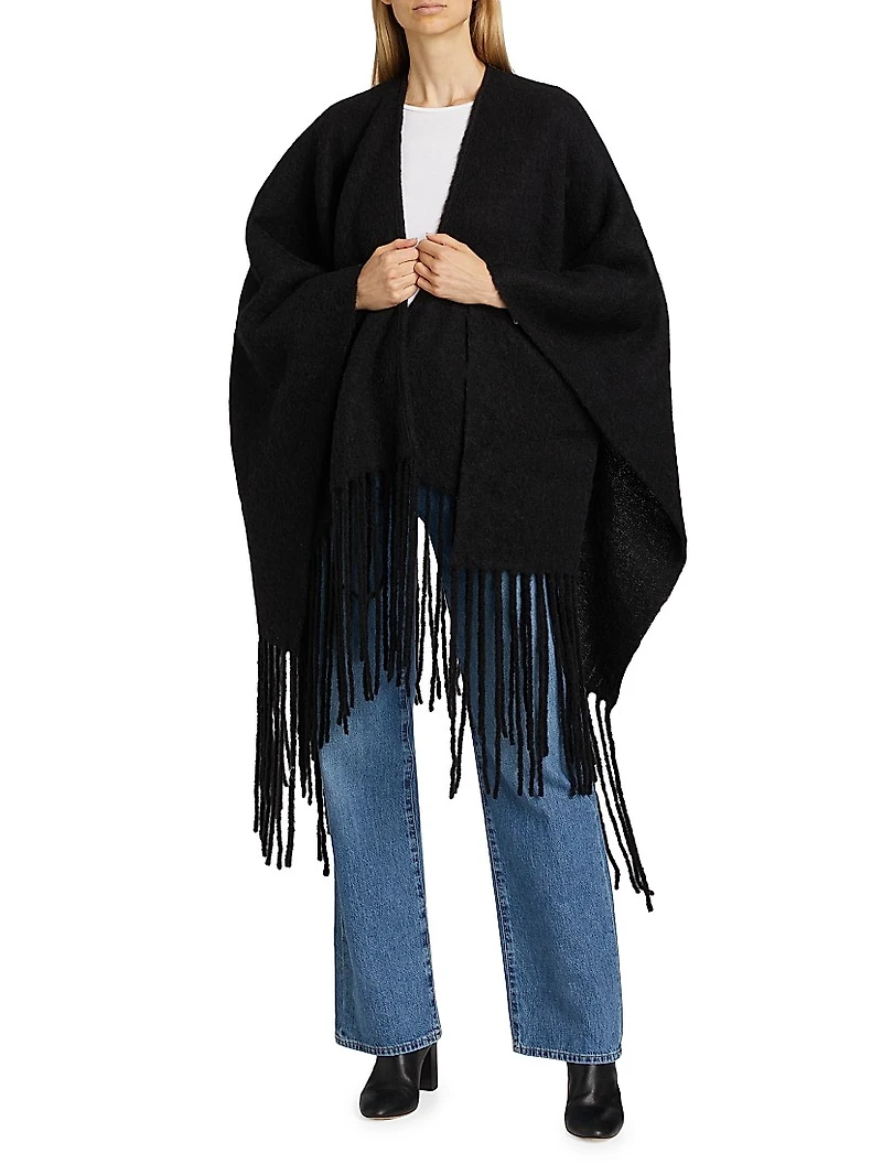 Camden Alpaca-Blend Poncho