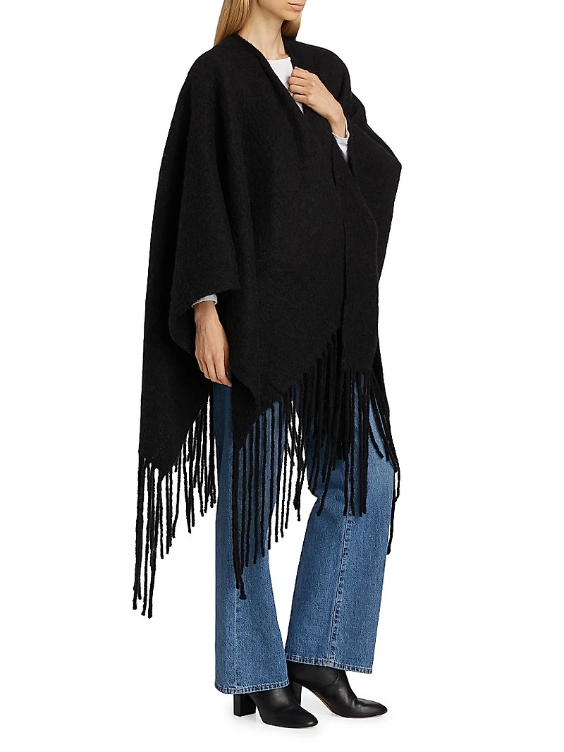 Camden Alpaca-Blend Poncho