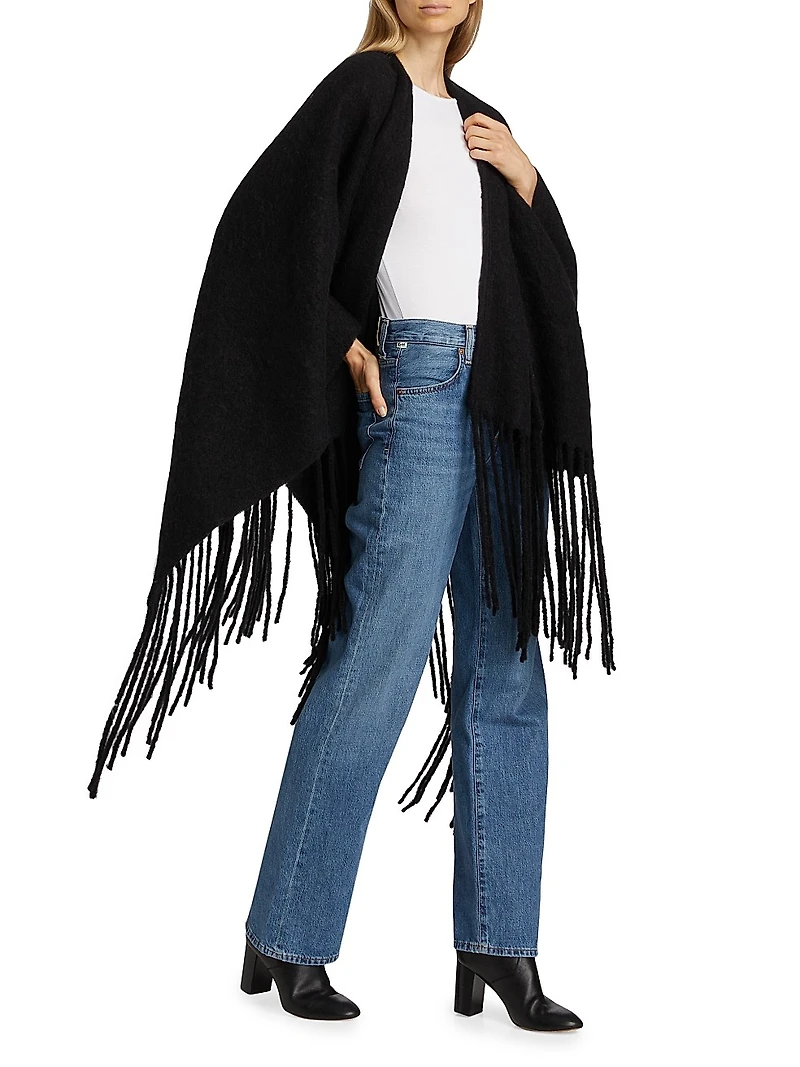 Camden Alpaca-Blend Poncho