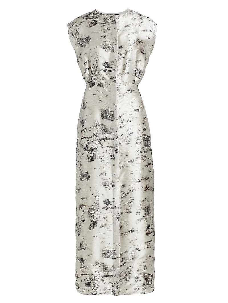 Eleonora Silk Birch Shirtdress