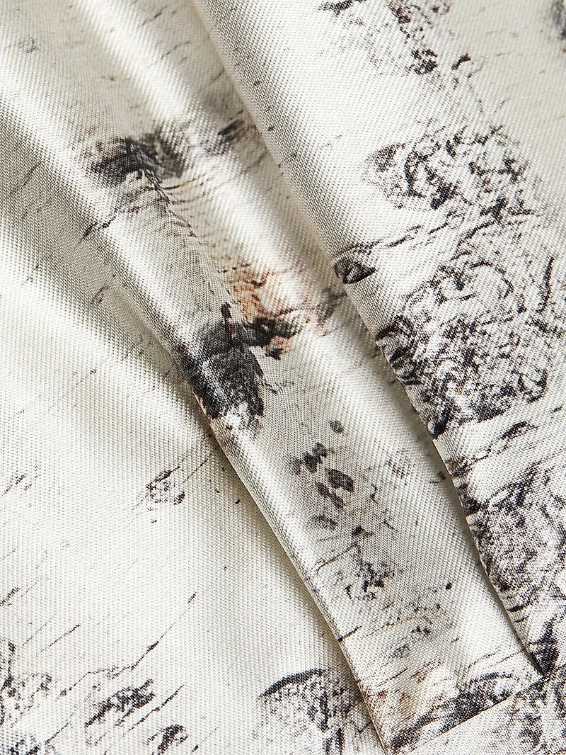 Eleonora Silk Birch Shirtdress