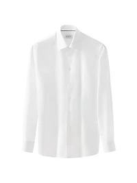 Geometric Jacquard Slim-Fit Shirt