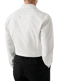 Geometric Jacquard Slim-Fit Shirt