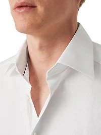 Geometric Jacquard Slim-Fit Shirt