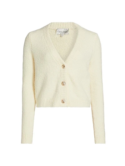 Nola Wool-Blend V-Neck Cardigan