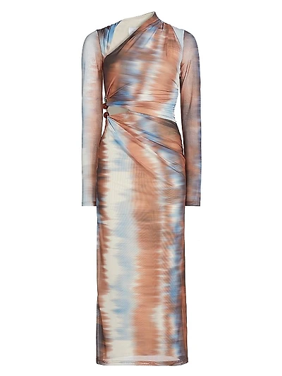 Nina Printed Midi-Dress