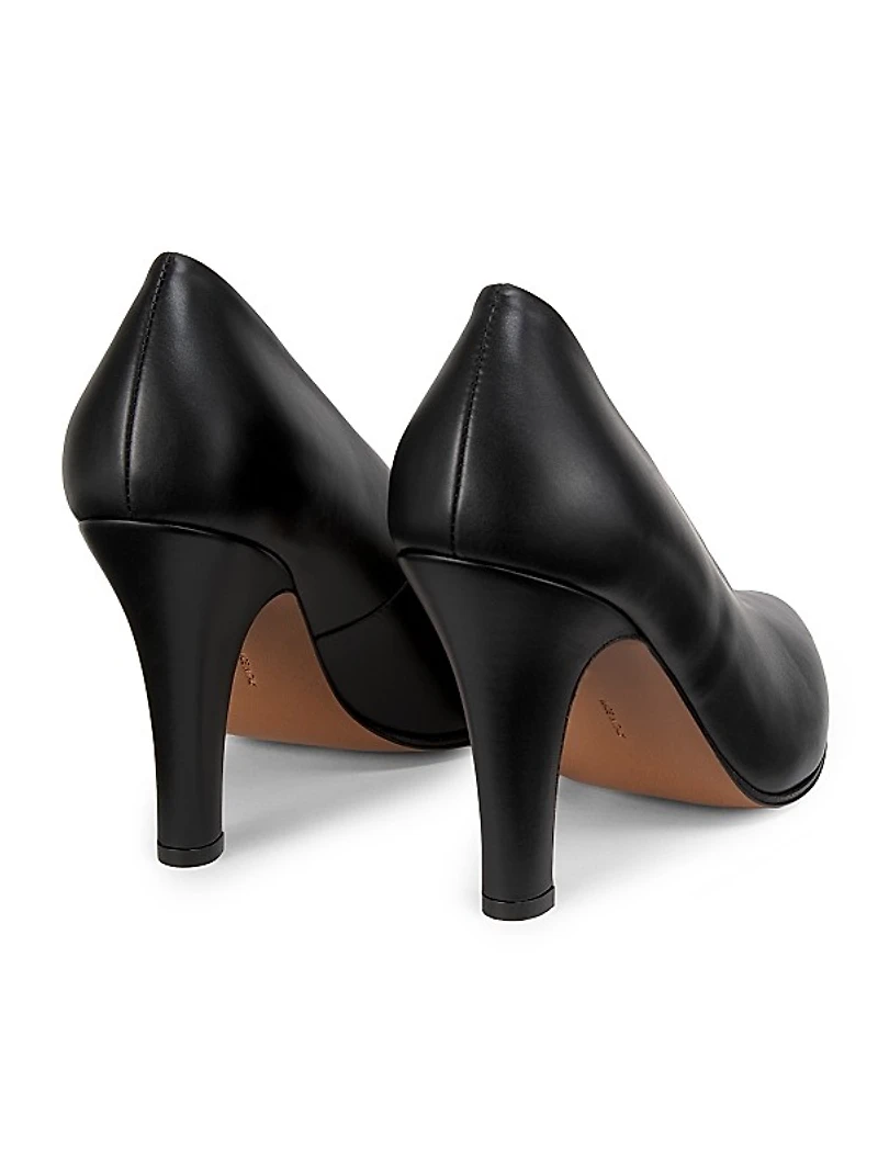 Prudens 90MM Leather Pumps