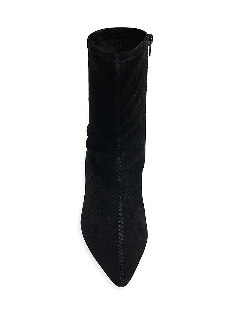 Liisa 35MM Suede Kitten Heel Booties