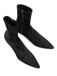 Liisa 35MM Suede Kitten Heel Booties