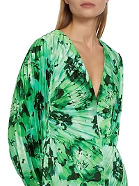 Rothbury Pleated Floral Minidress