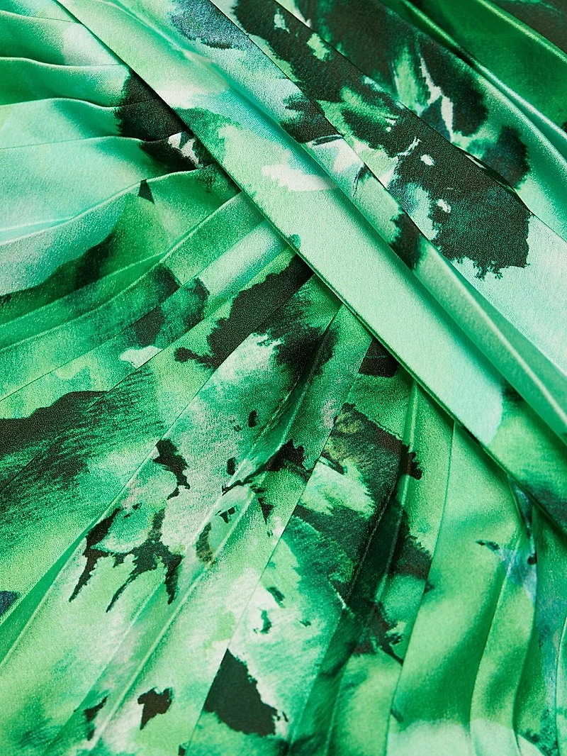 Rothbury Pleated Floral Minidress