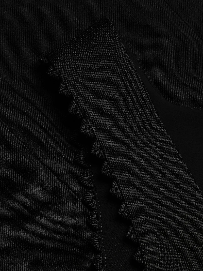 Mika Wool-Blend Belted Minidress