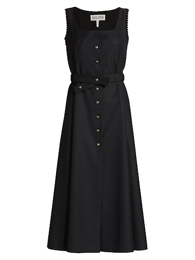 Bibba-B Belted Midi-Dress