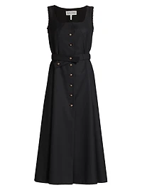 Bibba-B Belted Midi-Dress