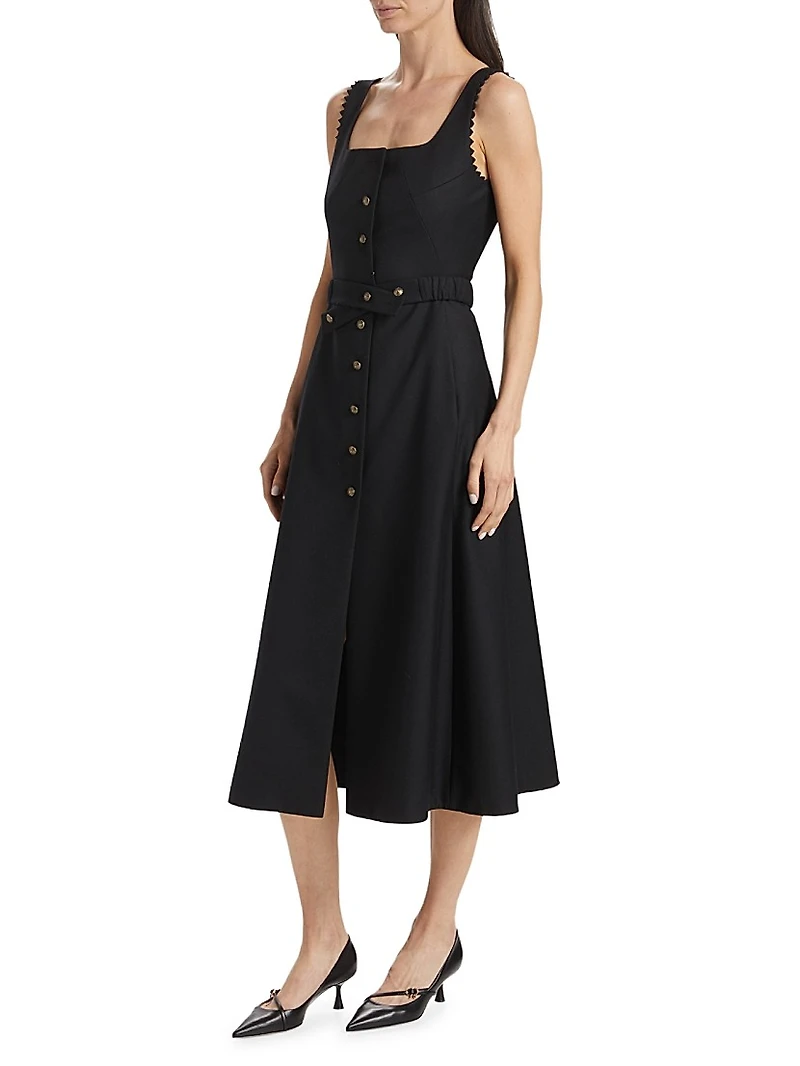 Bibba-B Belted Midi-Dress