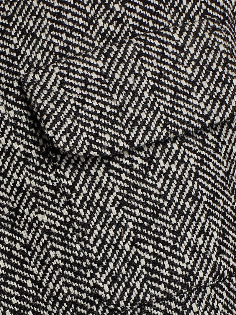 Herringbone Embellished Blazer