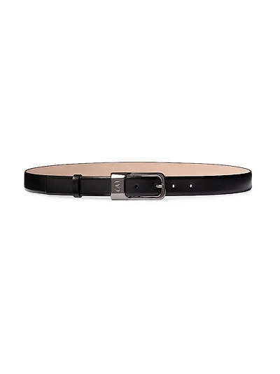 Mini VLogo Signature Calfskin Leather Belt 25MM