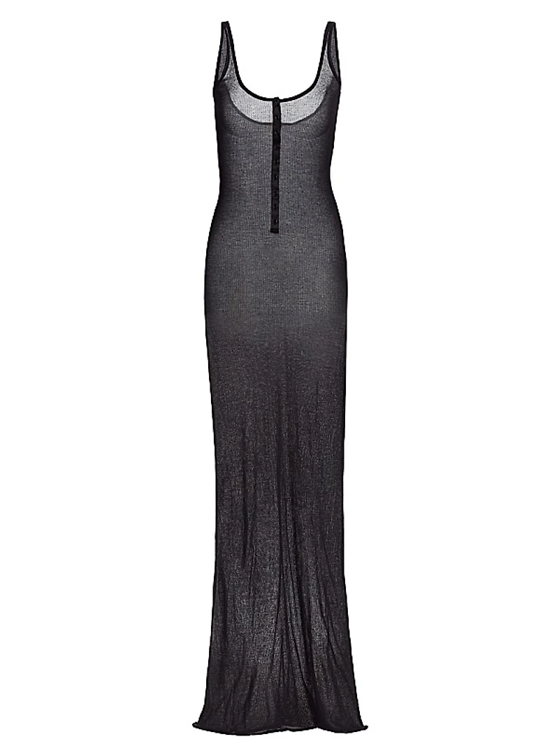 Intime Ribbed Maxi Tank Dress