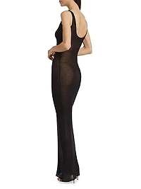 Intime Ribbed Maxi Tank Dress